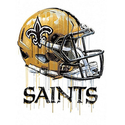 New Orleans Saints Football Team - Full Round Drill Diamond Painting 30*30CM
