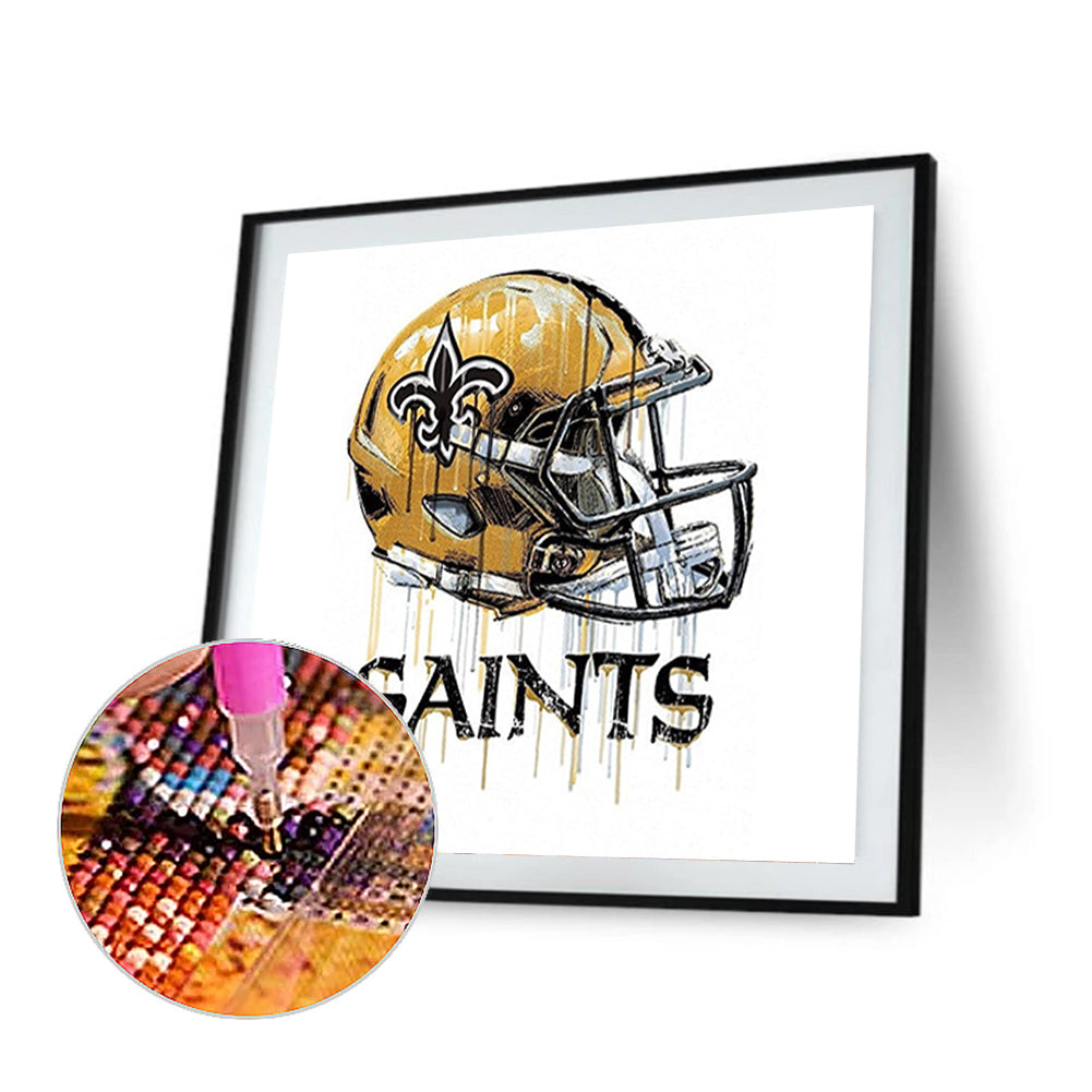 New Orleans Saints Football Team - Full Round Drill Diamond Painting 30*30CM