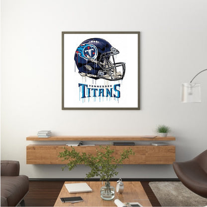 Tennessee Titans Football Team - Full Round Drill Diamond Painting 30*30CM