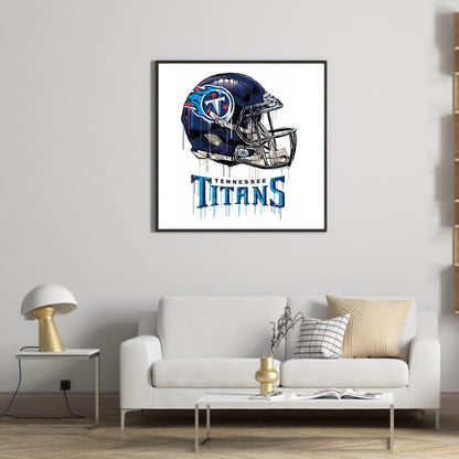 Tennessee Titans Football Team - Full Round Drill Diamond Painting 30*30CM