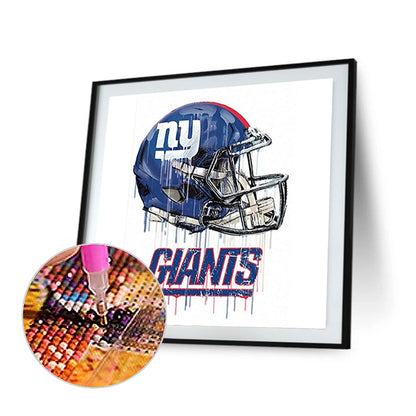 New York Giants Football Team - Full Round Drill Diamond Painting 30*30CM