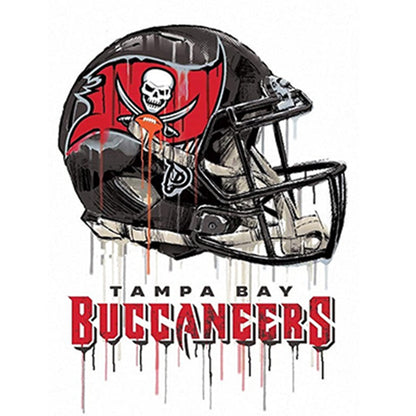 Tampa Bay Buccaneers Football Team - Full Round Drill Diamond Painting 30*30CM