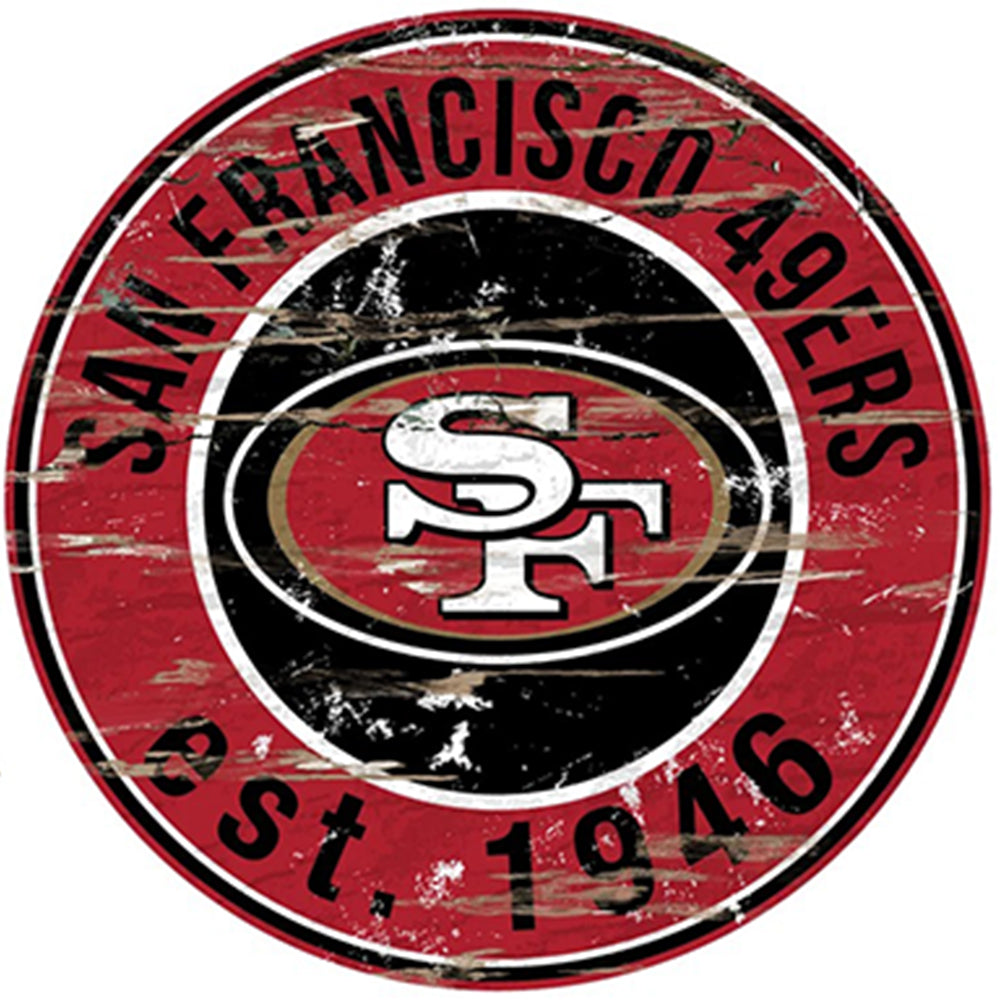 San Francisco 49Ers Football Team - Full Round Drill Diamond Painting 30*30CM