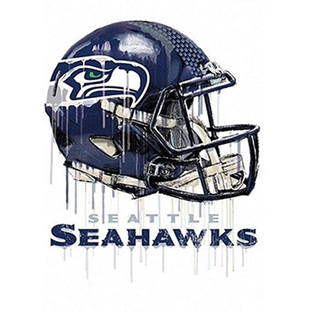 Seattle Seahawks Football Team - Full Round Drill Diamond Painting 30*30CM