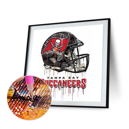 Tampa Bay Pirates Football Team - Full Round Drill Diamond Painting 50*50CM