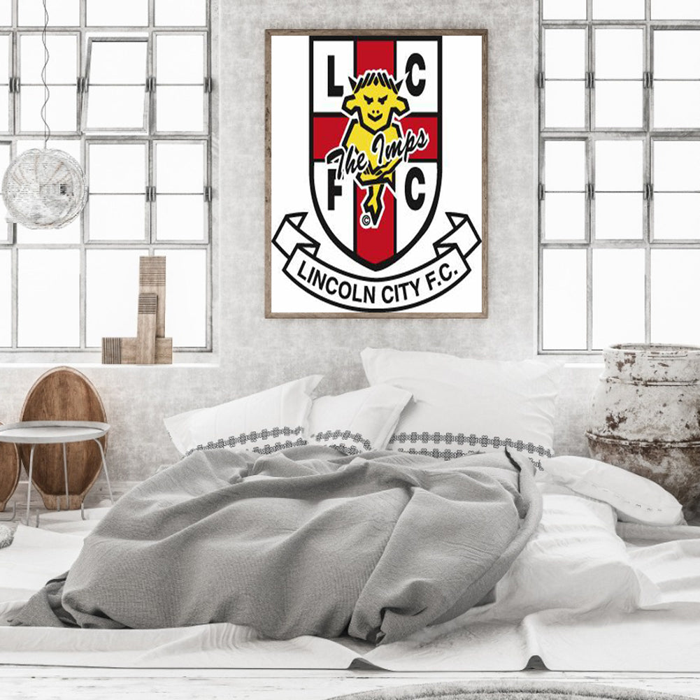Lincoln City Football Club - Full Round Drill Diamond Painting 30*40CM
