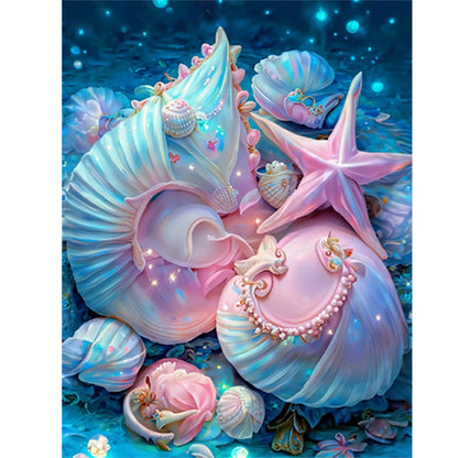 Fantasy Crystal Shell - Full Square Drill Diamond Painting 30*40CM