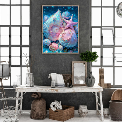 Fantasy Crystal Shell - Full Square Drill Diamond Painting 30*40CM