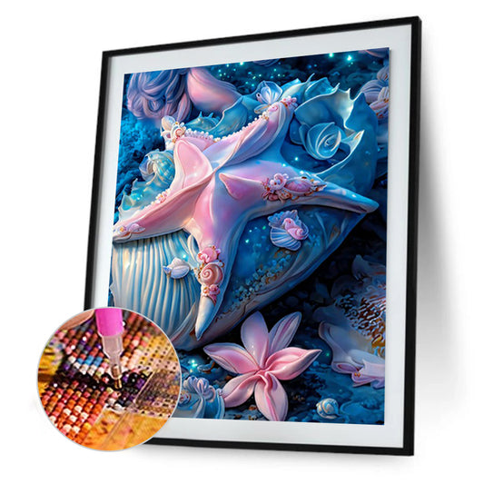 Fantasy Crystal Shell - Full Square Drill Diamond Painting 30*40CM