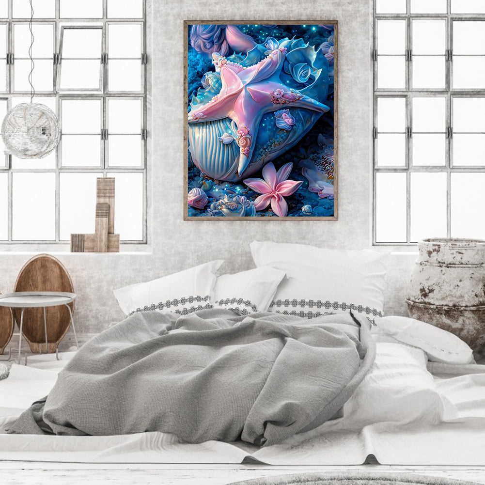 Fantasy Crystal Shell - Full Square Drill Diamond Painting 30*40CM