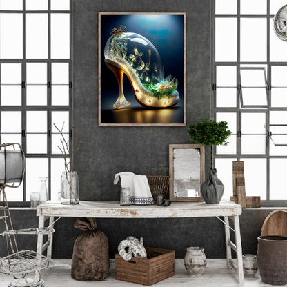 Fantasy Crystal High Heels - Full Round Drill Diamond Painting 30*40CM