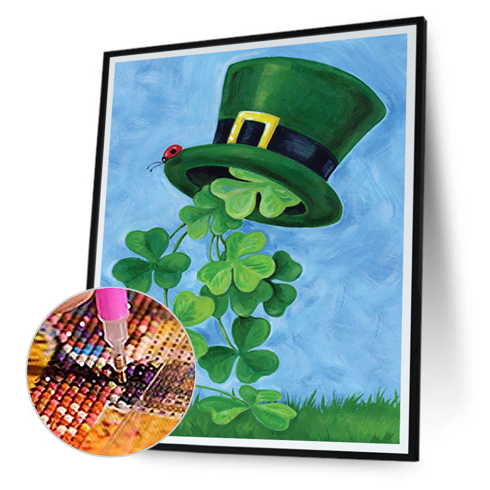 Happy St. Patrick'S Day - Full Round Drill Diamond Painting 30*40CM