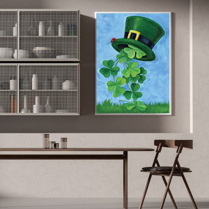 Happy St. Patrick'S Day - Full Round Drill Diamond Painting 30*40CM