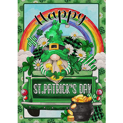 Happy St. Patrick'S Day - Full Round Drill Diamond Painting 30*40CM