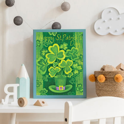 Happy St. Patrick'S Day - Full Round Drill Diamond Painting 30*40CM