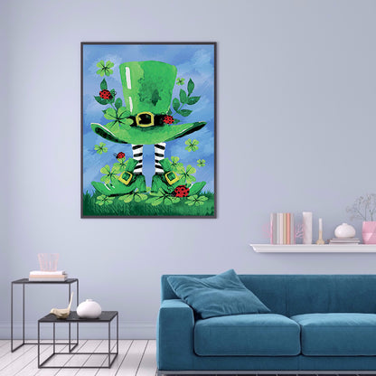 Happy St. Patrick'S Day - Full Round Drill Diamond Painting 30*40CM
