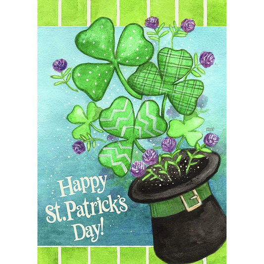 Happy St. Patrick'S Day - Full Round Drill Diamond Painting 30*40CM