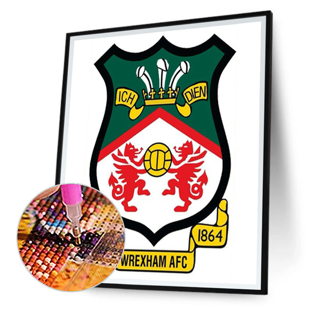Wrexham Association Football Club - Full Round Drill Diamond Painting 40*50CM