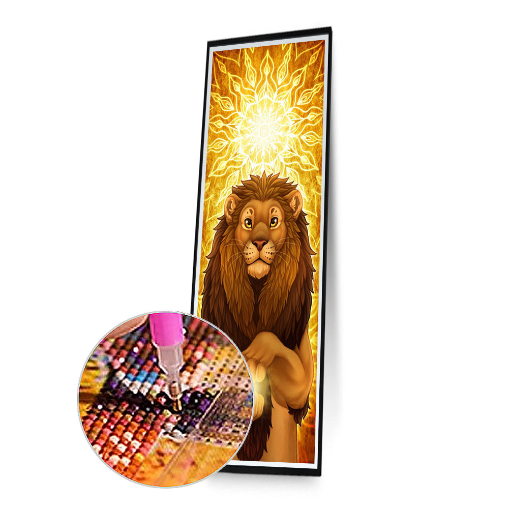 Sun Lion - Full Round Drill Diamond Painting 40*100CM