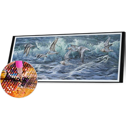 Arctic Bird - Full Round Drill Diamond Painting 90*30CM