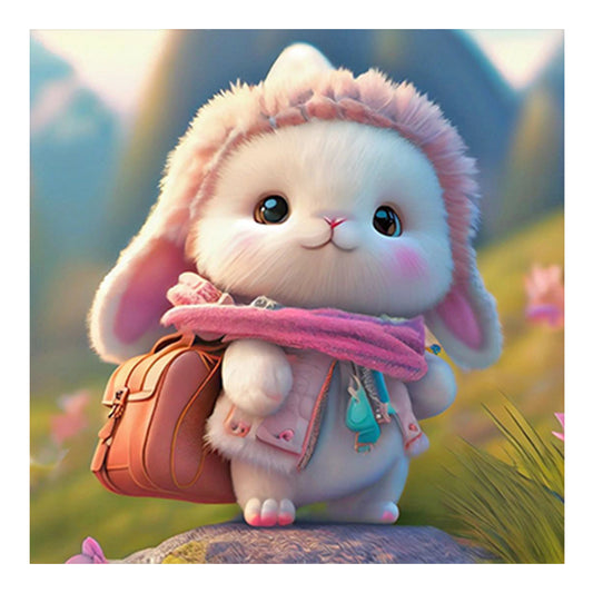 Cute Bunny - Full Round Drill Diamond Painting 30*30CM