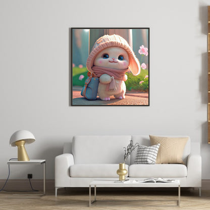 Cute Bunny - Full Round Drill Diamond Painting 30*30CM