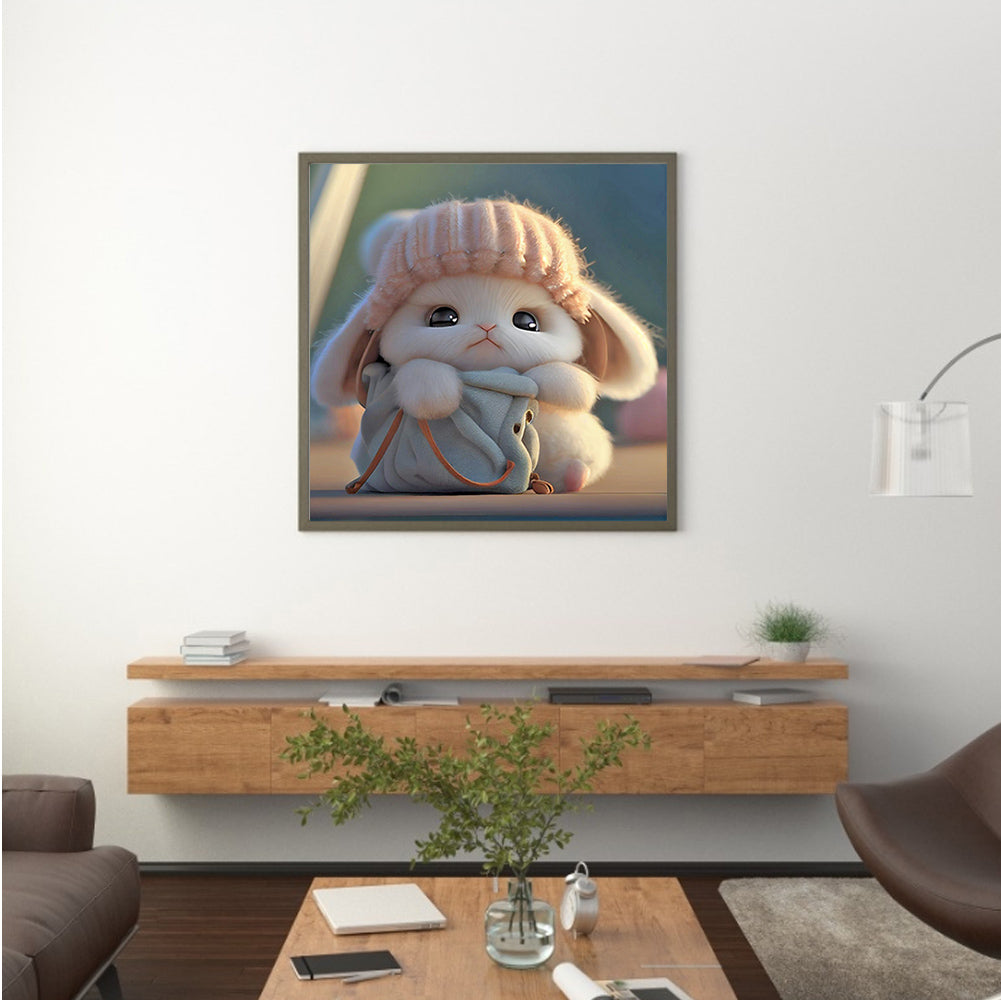 Cute Bunny - Full Round Drill Diamond Painting 30*30CM
