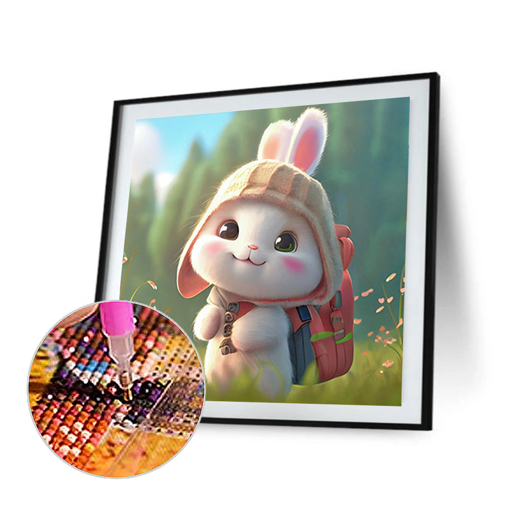 Cute Bunny - Full Round Drill Diamond Painting 30*30CM