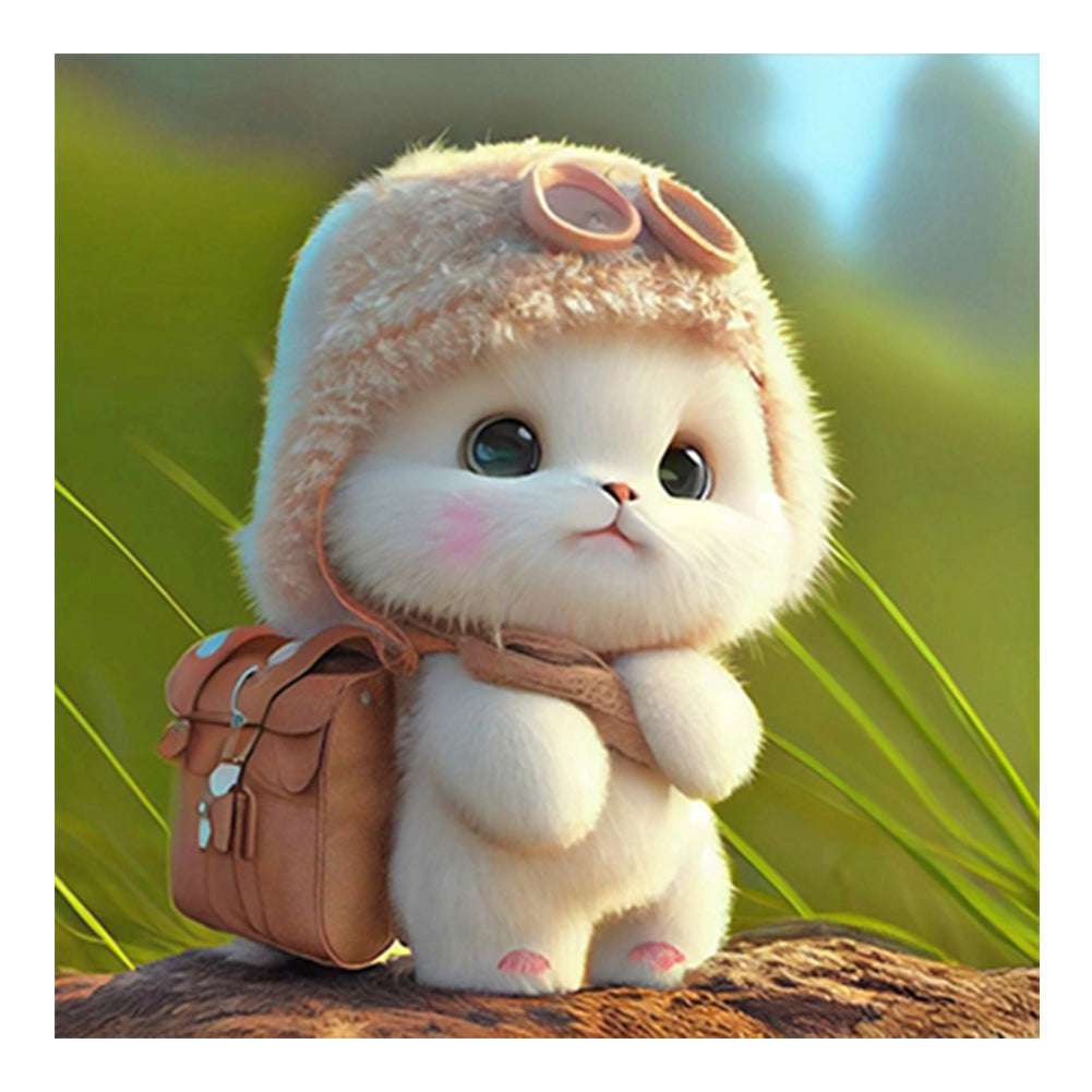 Cute Bunny - Full Round Drill Diamond Painting 30*30CM