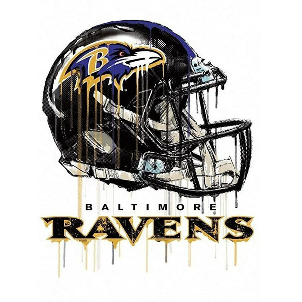 Baltimore Crows - Full Round Drill Diamond Painting 30*30CM