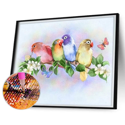 Parrot - Full Round Drill Diamond Painting 50*40CM