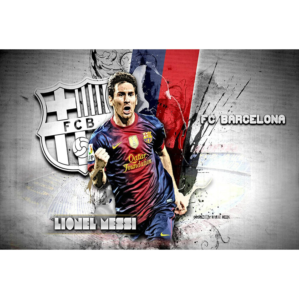 Messi - Full Round Drill Diamond Painting 60*40CM