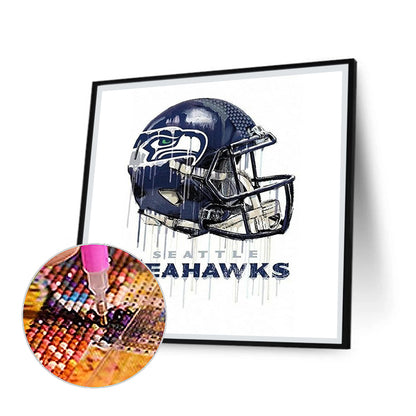 Seattle Seahawks - Full Round Drill Diamond Painting 50*50CM