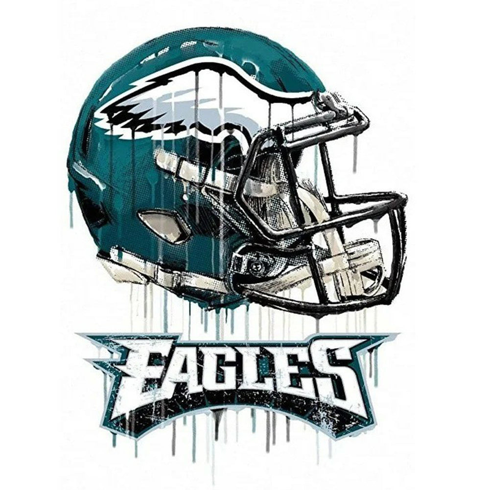 Philadelphia Eagles - Full Round Drill Diamond Painting 50*50CM