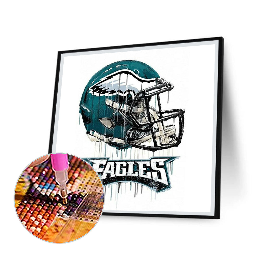 Philadelphia Eagles - Full Round Drill Diamond Painting 50*50CM