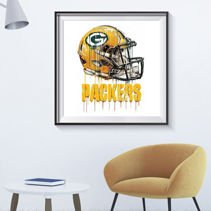 Green Bay Packers - Full Round Drill Diamond Painting 50*50CM