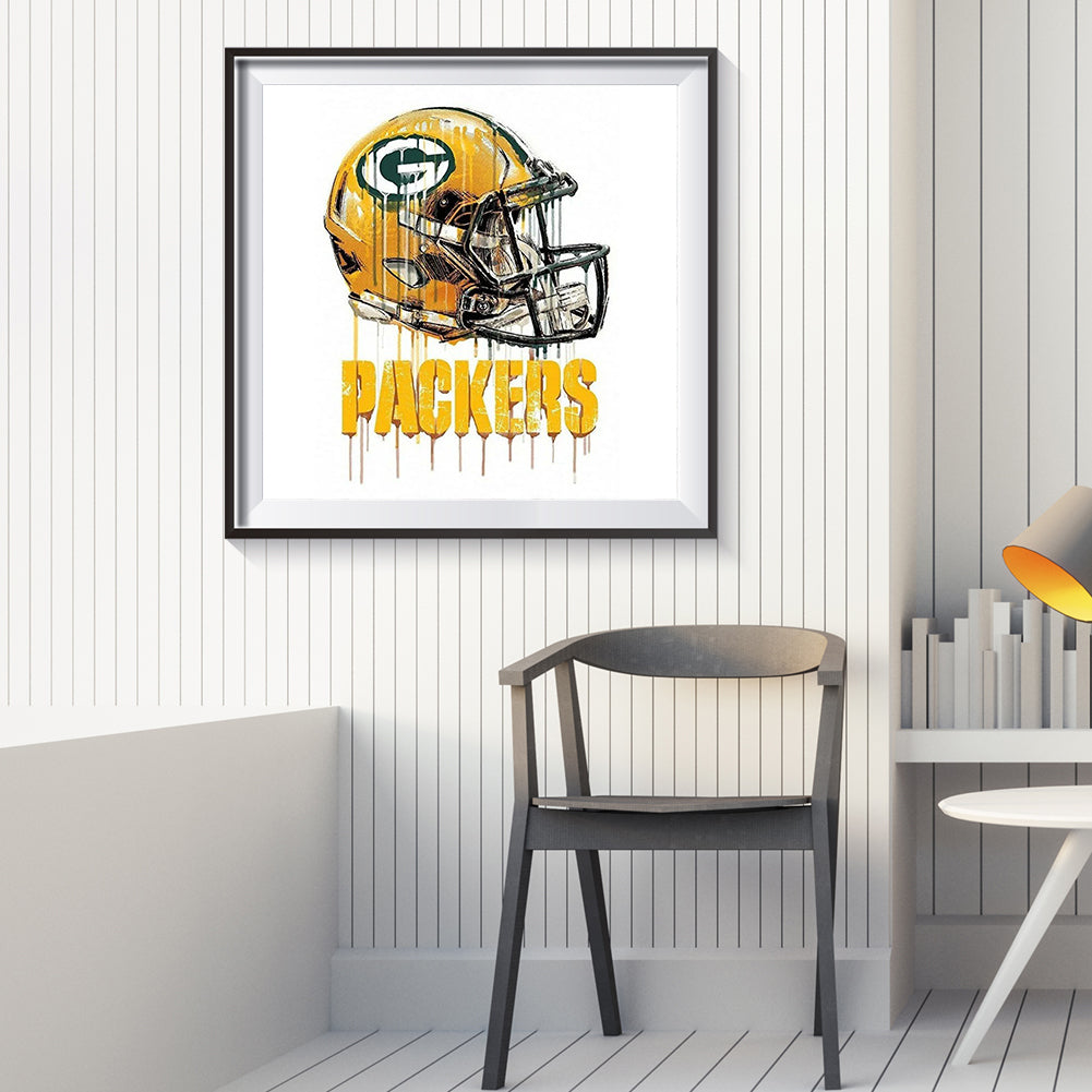 Green Bay Packers - Full Round Drill Diamond Painting 50*50CM