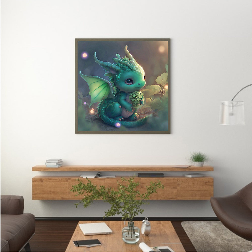 Pterosaur - Full Round Drill Diamond Painting 30*30CM