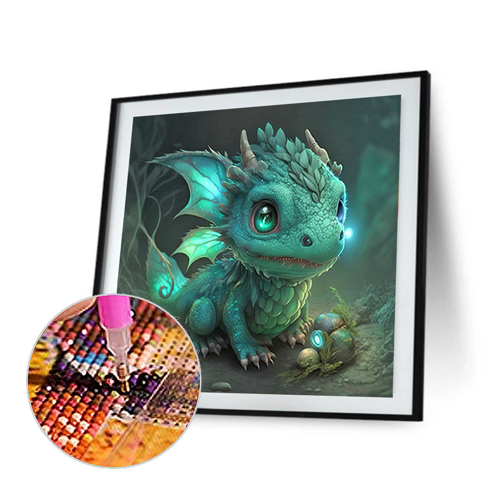Pterosaur - Full Round Drill Diamond Painting 30*30CM