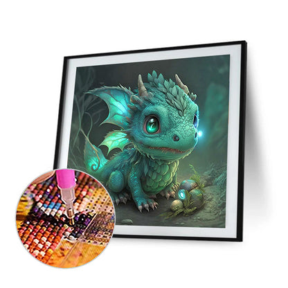 Pterosaur - Full Round Drill Diamond Painting 30*30CM