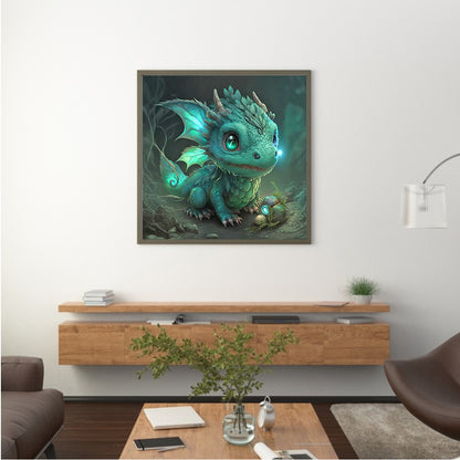 Pterosaur - Full Round Drill Diamond Painting 30*30CM