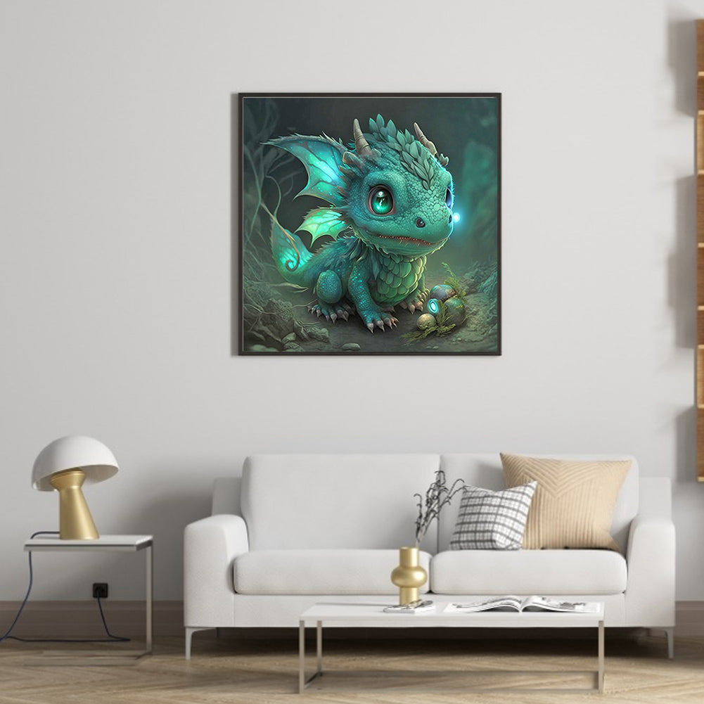 Pterosaur - Full Round Drill Diamond Painting 30*30CM