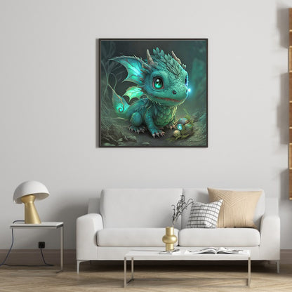 Pterosaur - Full Round Drill Diamond Painting 30*30CM