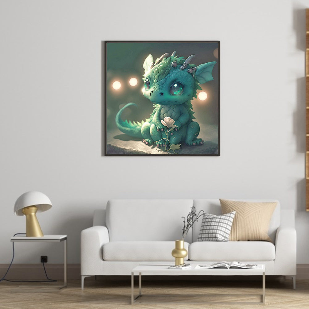 Pterosaur - Full Round Drill Diamond Painting 30*30CM
