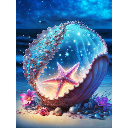 Sea Shell - Full Round Drill Diamond Painting 30*40CM