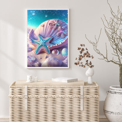Sea Shell - Full Round Drill Diamond Painting 30*40CM