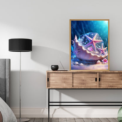 Sea Shell - Full Round Drill Diamond Painting 30*40CM