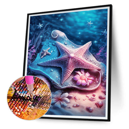 Sea Shell - Full Round Drill Diamond Painting 30*40CM
