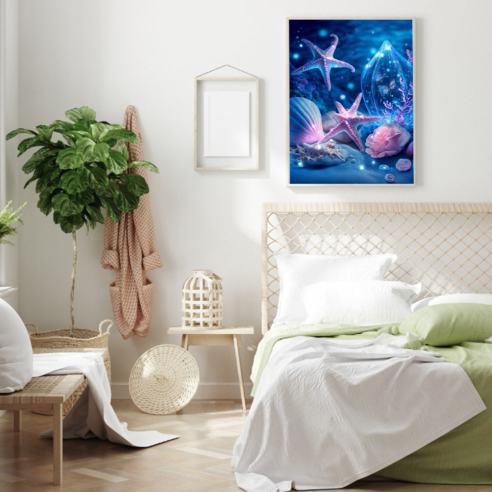 Sea Shell - Full Round Drill Diamond Painting 30*40CM