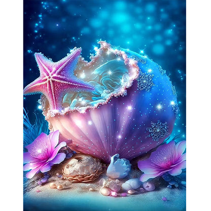 Sea Shell - Full Round Drill Diamond Painting 30*40CM